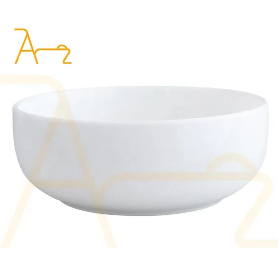 Set of Nordic White Round Porcelain Tableware: Rice Soup Dishes, Bowls, Plates, and Party/Ceramic Dinnerware for Restaurants and Weddings