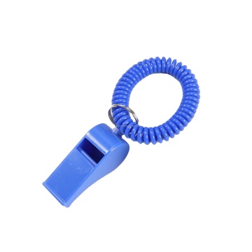 سلسلة Kids Sports Survival Whistle Keychain - صافرة البلاستيك مع إيفا ربيع