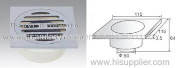 115 mm × 115 mm × 3.5 mm 中密封防臭床ドレン