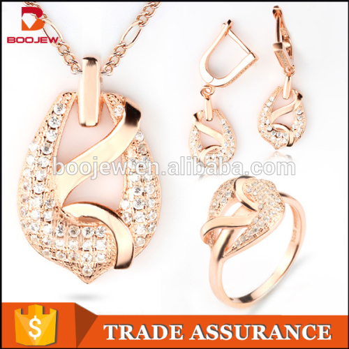 Cheap jewlery wholesale elegant zirconia jewelry design fashion dubai jewelry set for women