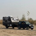 Camper de campista de campista elétrico Towable Camper Caravana Towing