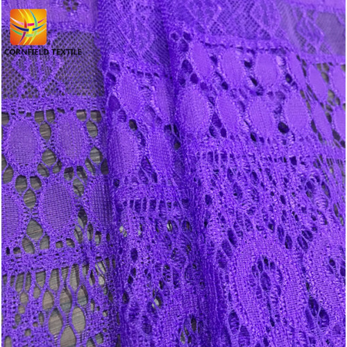 Factory graceful dyed lace fabric for cloth