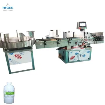 Bottle Label Applicator Machine for Square Wine Bottles