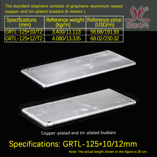Barra colectora compuesta de aluminio a base de grafeno para aplicaciones eléctricas