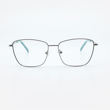 Square fashion Metal Women's Optical Frames