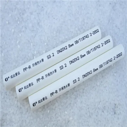 white PPR water pipes for hot/cold water