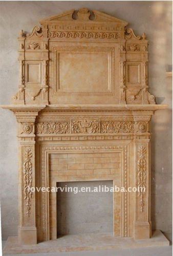 indoor used marble fireplaces