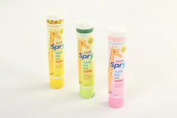 D30mm plastic PE matte tube with flip top cap