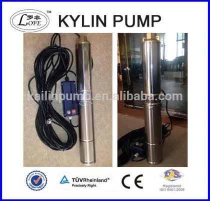 Stainless steel deep Well Pump, deep well submersible pump,2 inches submersible well pump