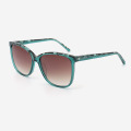 Cat Eye Lamination Acetate Female Sunglasses 23A8098