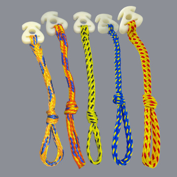 Towable Rope Connector for Tubing Boat Tubes