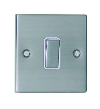 10 AMP 1 Gang 1 Way Stainless Switch