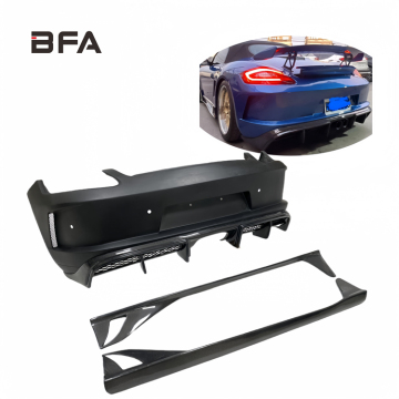 Carbon Fiber Body Kit for Porsche Boxster/Cayman 987.1/987.2 Bumper Skirt Spoiler