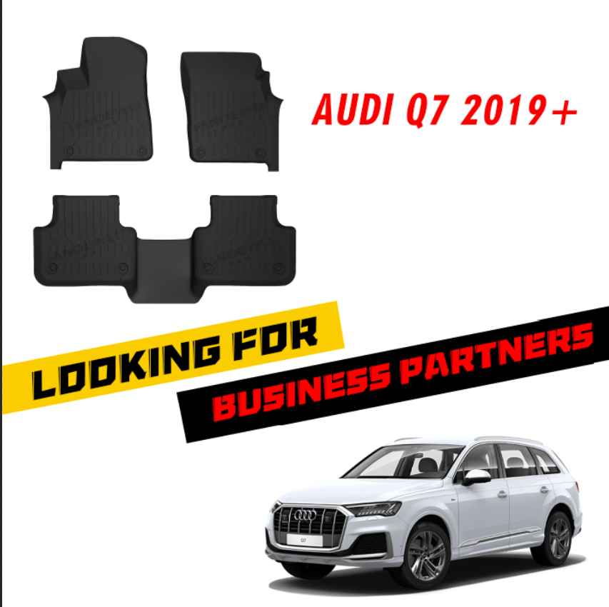 Kofferwagenauto -Matten für Audi Q7 2019+