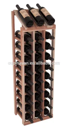 Stackable/Removable Bamboo Wine Rack wooden wine stand Build to Fit your Space funny wine stand