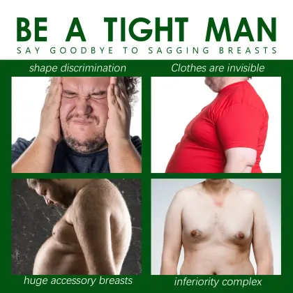 Private Label Eelhoe Men's Chest Reduce Breast Care Firming Skin Anti-Sagging Chest Tight Patch