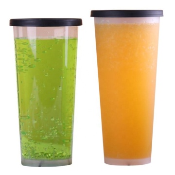New Arrival Bubble Milk Tea Cup 20oz - Reusable PP Plastic Cup for Coffee, Juice and Boba