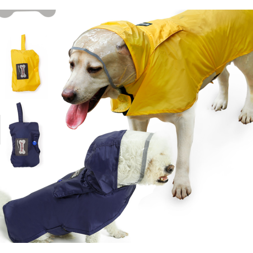 Veste pluvieuse imperméable pour animaux de compagnie