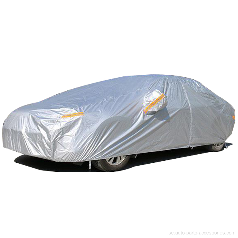 Anpassad logotyp Reflective Stripes Intryck Sunfree Car Cover