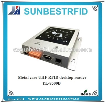 915MHz Metal case UHF RFID desktop reader ISO18000-6C/EPC C1G2