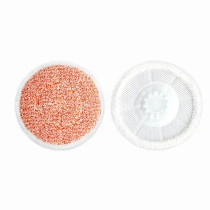 Multi-Color Elastic Sticky Bionaire Steam Mop Pads and Flat Mop Pad Holder for Shark and Bissell Spin Wave Mops