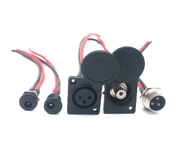Lithium E-Bike Charging Plug and Socket for Li-On Battery Chargers and Cables