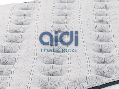 Soft Airflow Convoluted Foam Pocket Spring Thick Mattress, Cozy High Density Foam Mattress