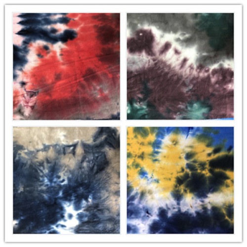 Rayon Jersey Rayon Spandex Oe Tie Dyed Fabric Supplier