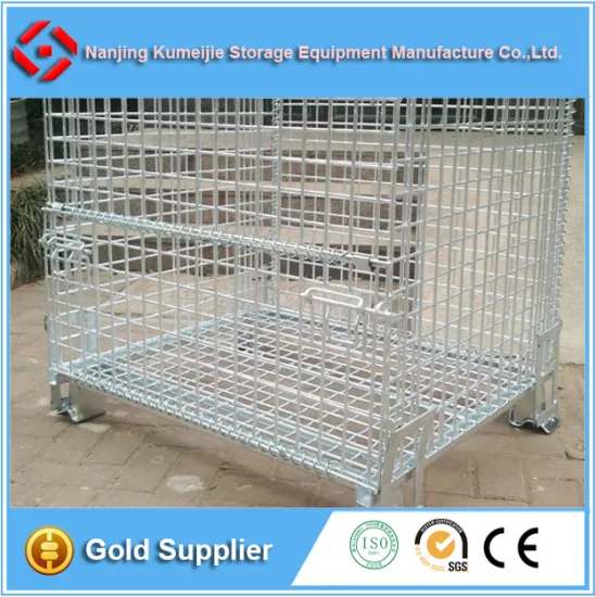 High Quality Galvanized Collapsible Storage Wire Stillage
