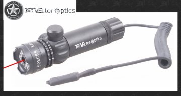Vector Optics Guardian 5mW Red Laser Dot Sight Scope W&E Adjustable with Weaver Mount Shock Resistance fit Rifle Airgun Airsoft