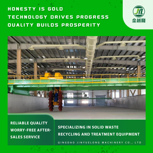 Sistema de compostagem tipo disco para fertilizante orgânico