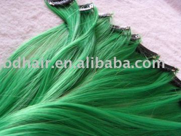 synthetic fiber hair extensions