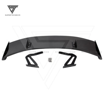 GT4 Style Carbon Fiber Rear Spoiler for Porsche Cayman 718 (2016-2019) - Car Body Accessories