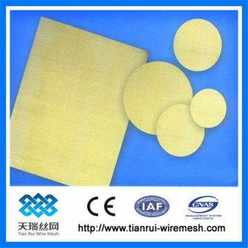 14 Mesh Brass Mesh 0.5mm Wire Dia. 1.0m Wide