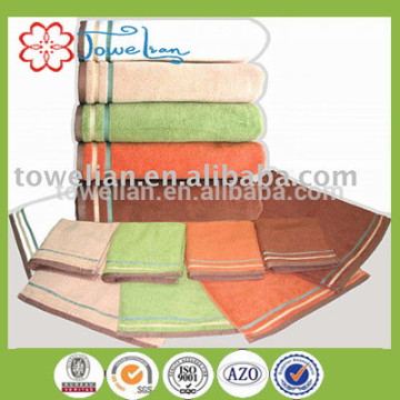 100%cotton zero twist satin towels(conjunto de toalhas/serviettes de bain/juego de toallas)