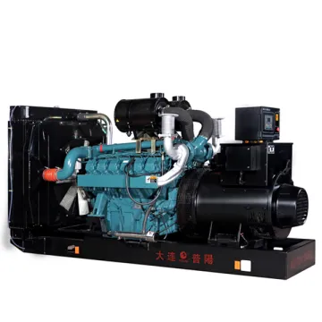 High Power Water Cooled Doosan AC Three Phase Output Type Generator Price 500kW