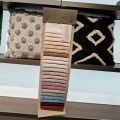 Tissu décoratif d'ameublement doux et pratique