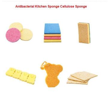 Antibacterial Kitchen Sponge Cellulose Sponge