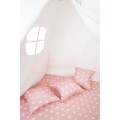 Tipee rosa para niños con estrellas con almohadas