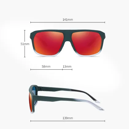 Textured TR Frame Sunglasses