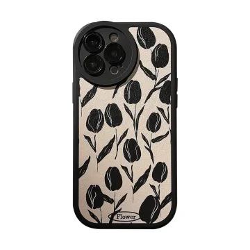 Custom Pattern Printing Tulip Shockproof Phone Case for iPhone 13/14/15 Pro Max