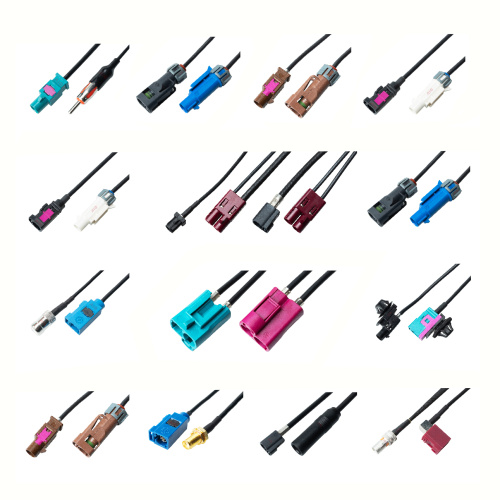 Fakra to DIN41585 ISO10599 SMA SMB RG174 Cable