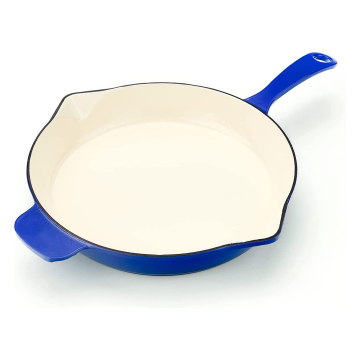 Direct Factory: 26cm Colorful Cast Iron Frying Pan with Non-stick Coating