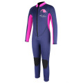 Zeilin 3 mm meisjes kleurrijke zip wetsuits