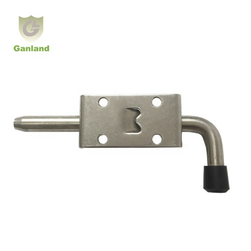 5 Inch Barrel Bolt Thickened 2mm Door Lock Stainless Steel Spring Latches GL-14114S