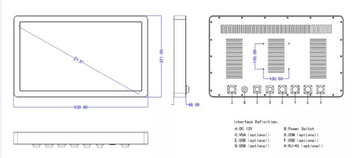 monitor black