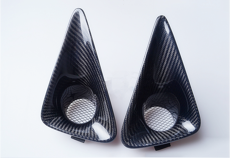 Carbon fiber fog light cover_