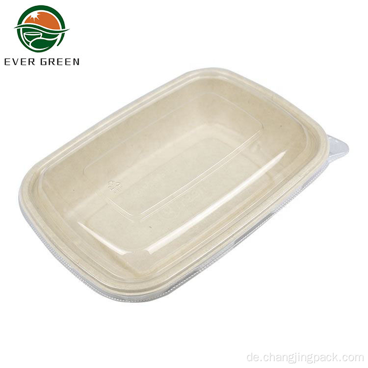 Heißer Verkauf Einwegzuckerrohr Bagasse Lunchbox Behälter