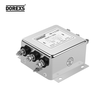 DOREXS 3 Phase 3 Wire Ultra-compact Low Leakage current three phase EMC/EMI Filter