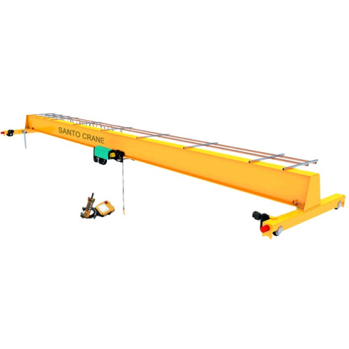 European Single Girder Beam Bridge Overhead Crane with FEM/DIN Hoist - 1 to 20 Ton Capacity Prices